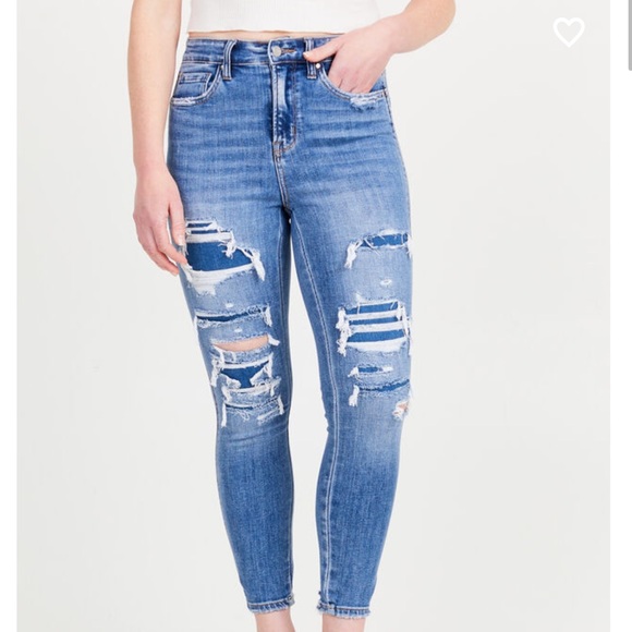 Altar'd State Denim - NWT Blair Destroyed Skinny Jeans Dark Wash Altar’d State